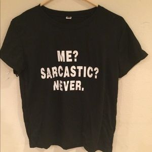 Black T-shirt size small